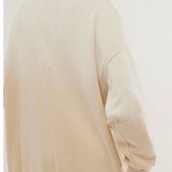 Free People New York Beaded Bling Oversized Sweatshirt | NWOT| Size Large - Picture 2 of 7